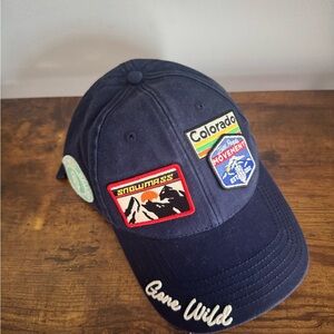 American Needle Navy Cap with Colorado Patches